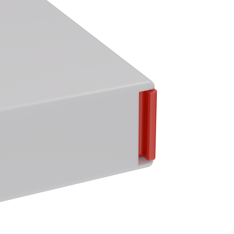 Press N Pull CR Pre Roll Slider Box Container - The 81 - White & Red. 81mm (224 qty.)