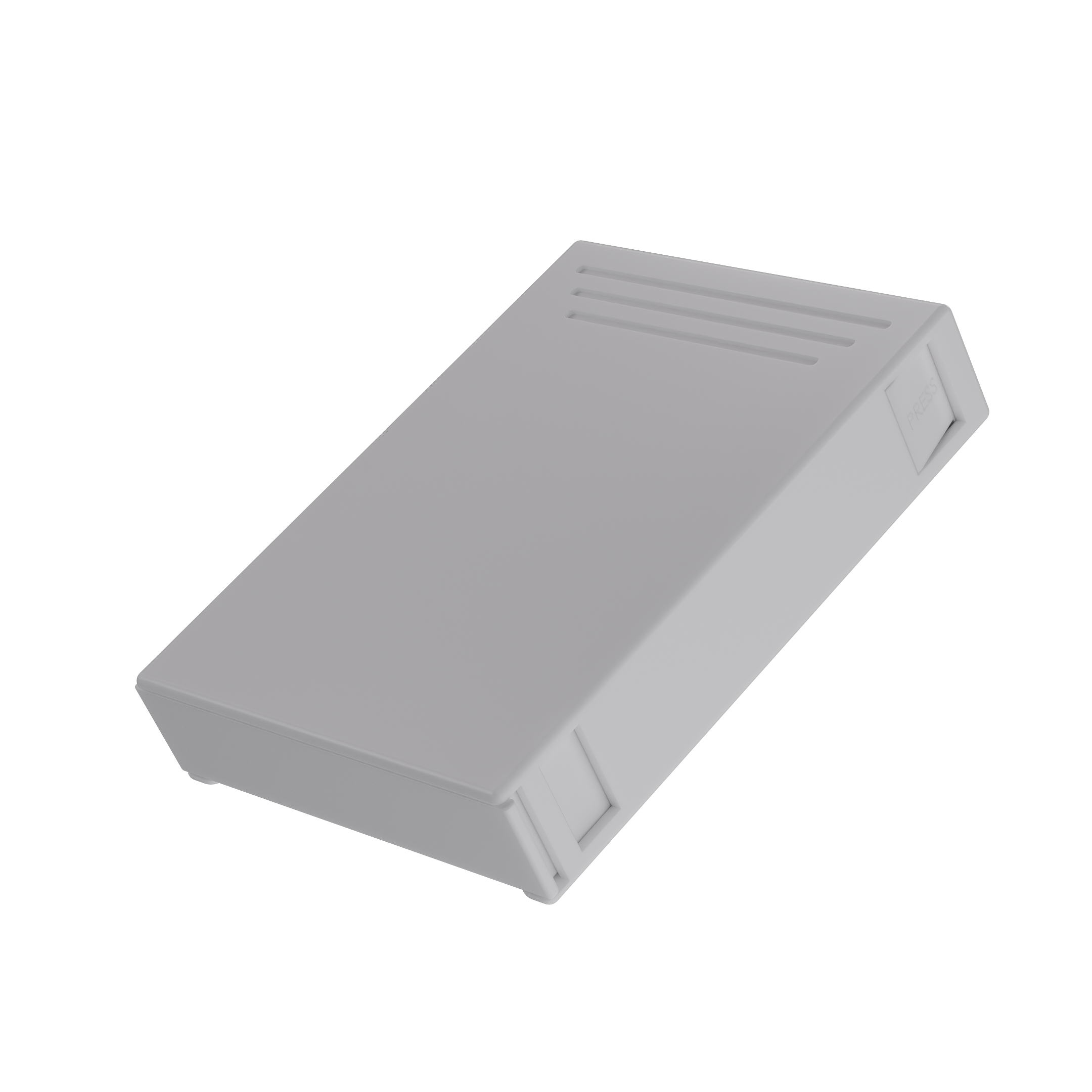 Press N Pull CR Pre Roll Slider Box Container - The 81 - White & White. 81mm (224 qty.) - Dragon Chewer