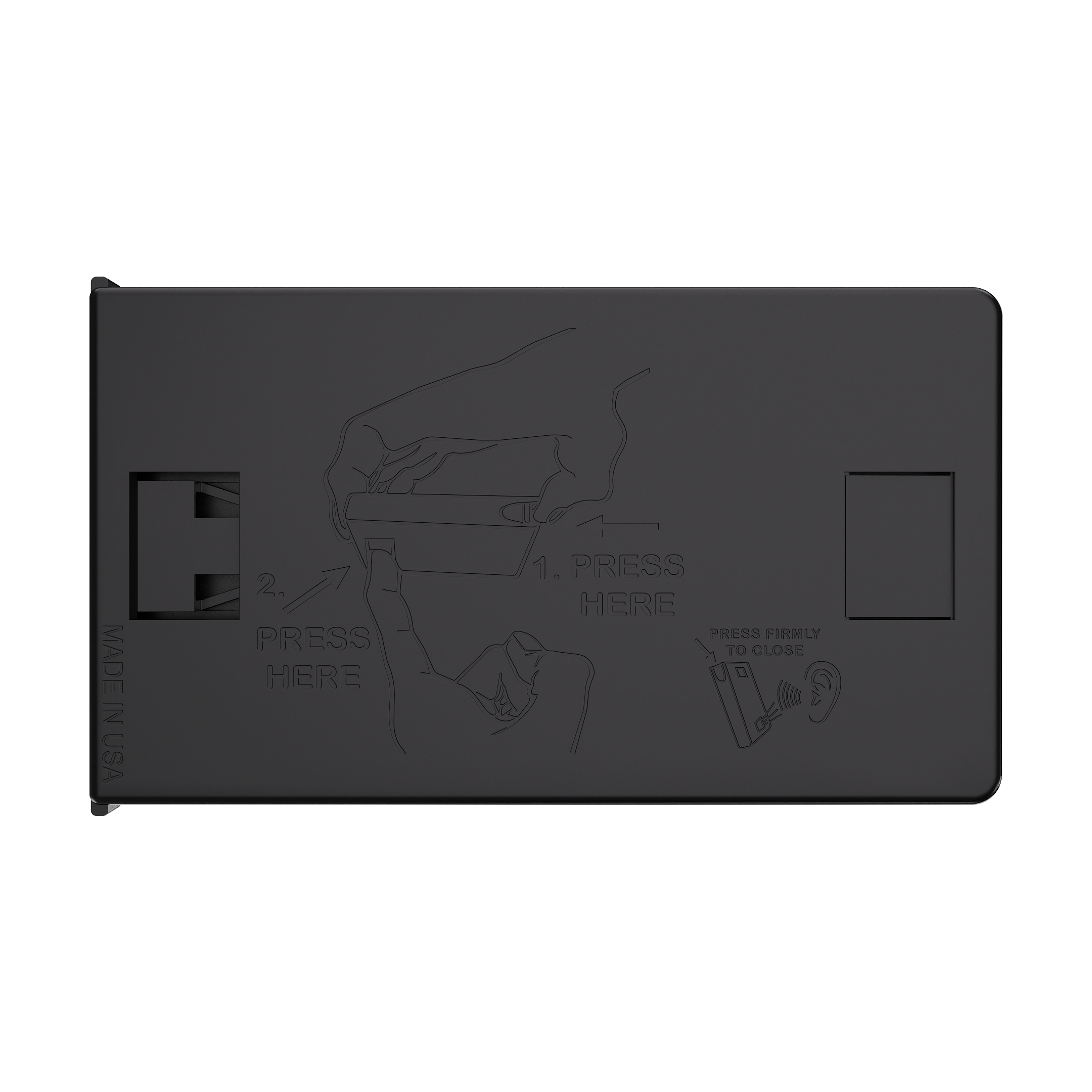 Press N Pull - The 98 - Cart Lock Slider Box - Black & Black - (360 qty.) - Dragon Chewer