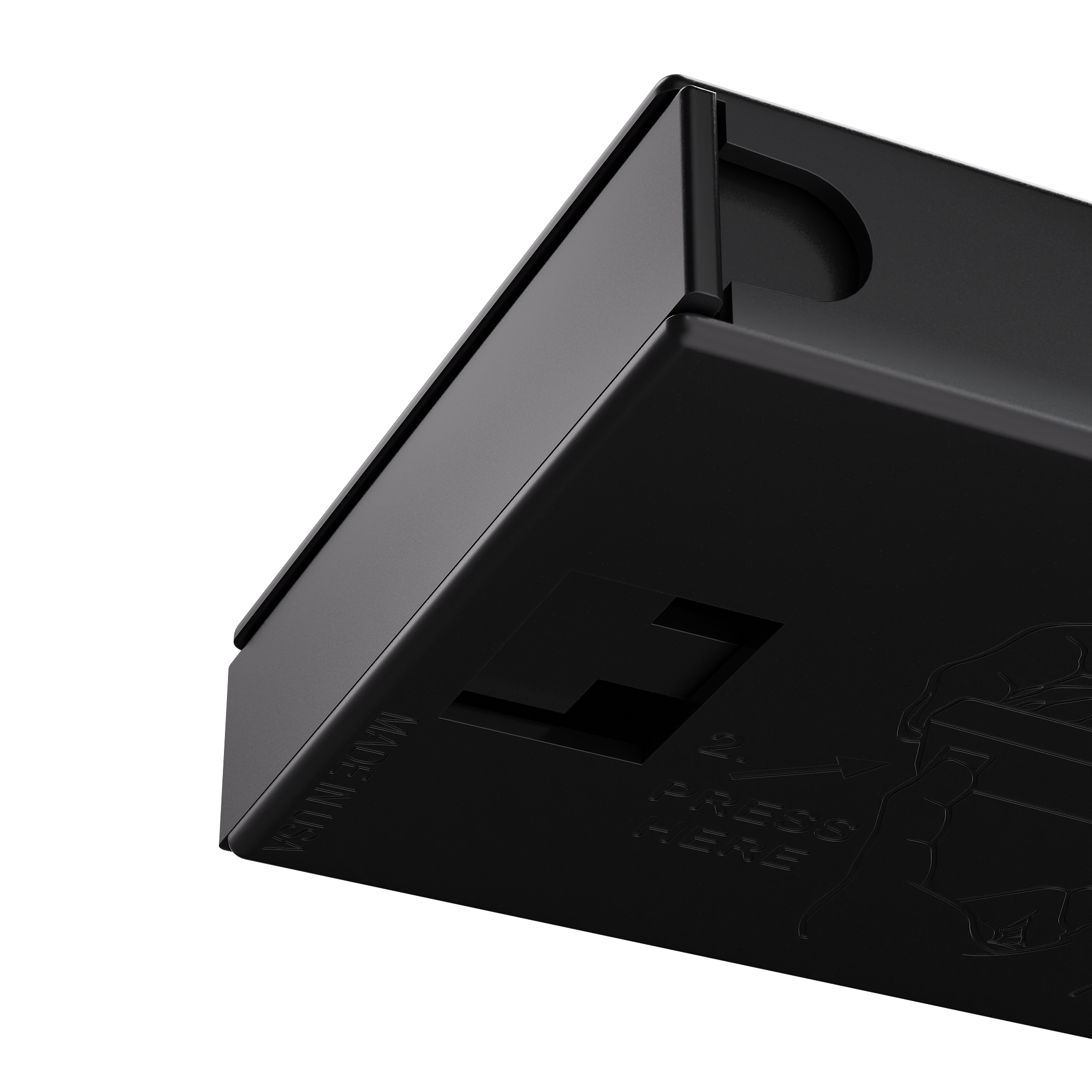 Press N Pull - The 98 - Cart Lock Slider Box - Black & Black - (360 qty.) - Dragon Chewer