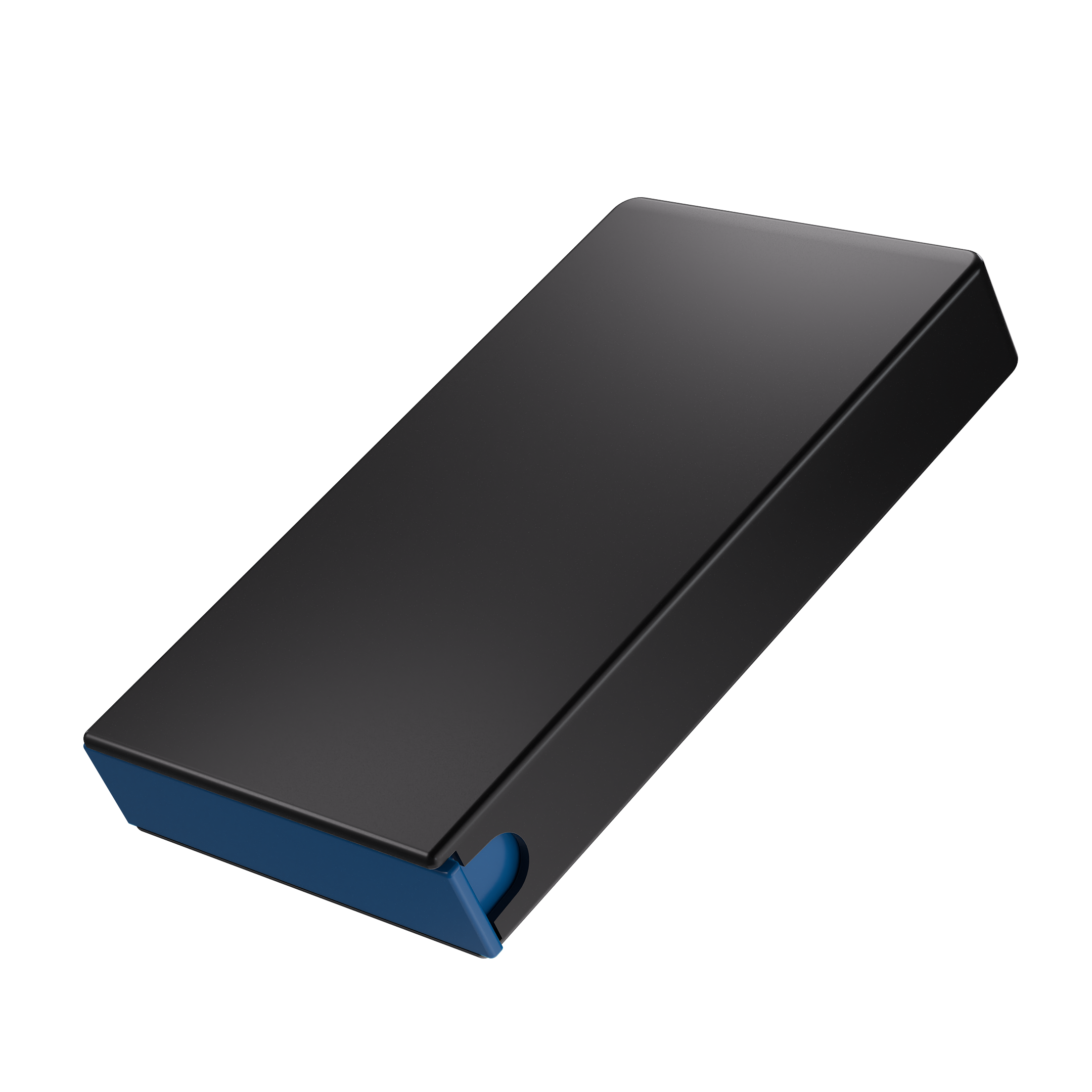 Press N Pull CR Box Container - The 98 - Black & Blue. 98mm (360 qty.) - Dragon Chewer