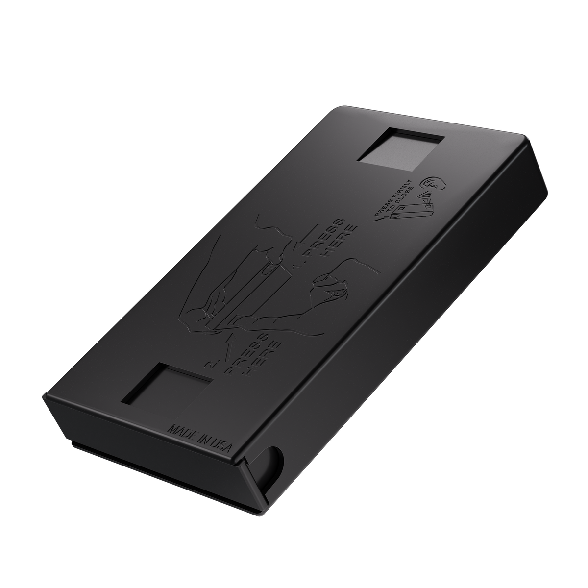 Press N Pull CR Box Container - The 98 - Black & Black. 98mm (360 qty.