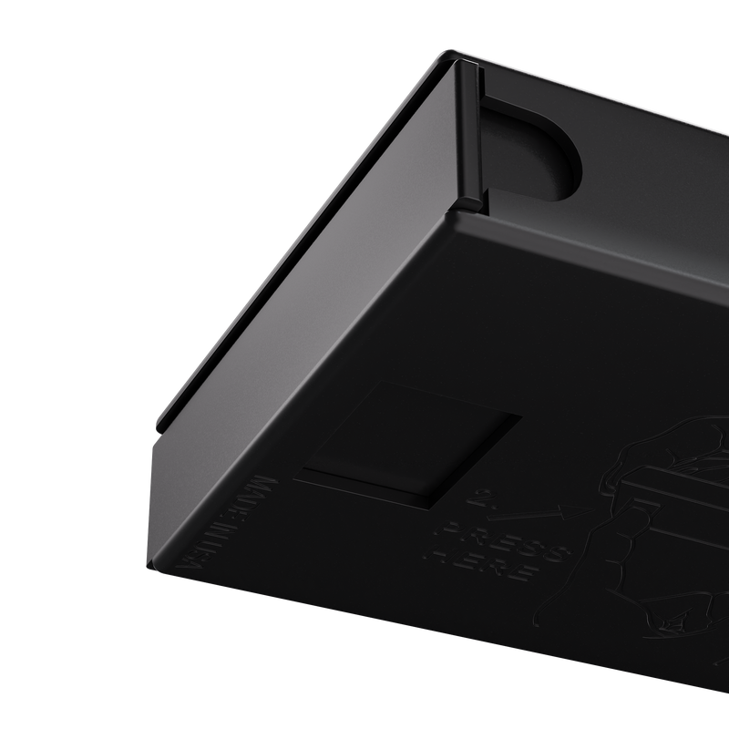 Press N Pull CR Box Container - The 98 - Black & Black. 98mm (360 qty.)