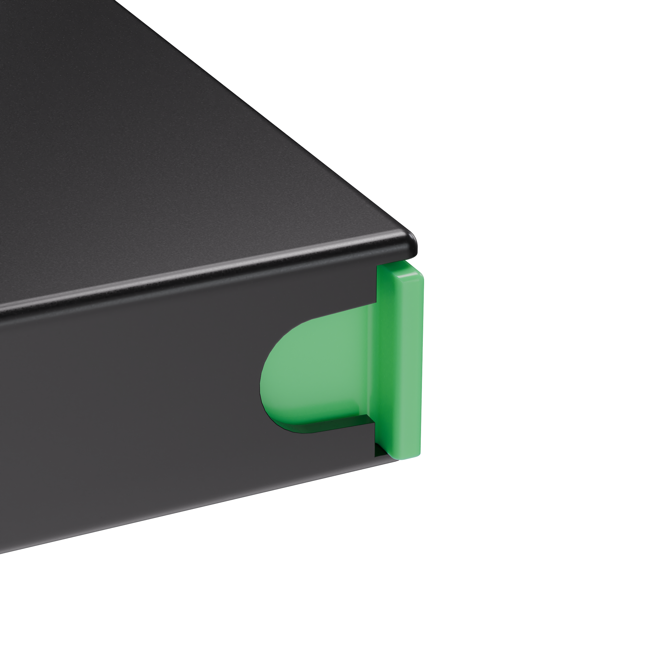 Press N Pull CR Box Container - The 98 - Black & Green. 98mm (360 qty.) - Dragon Chewer
