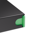 Press N Pull CR Box Container - The 98 - Black & Green. 98mm (360 qty.) - Dragon Chewer