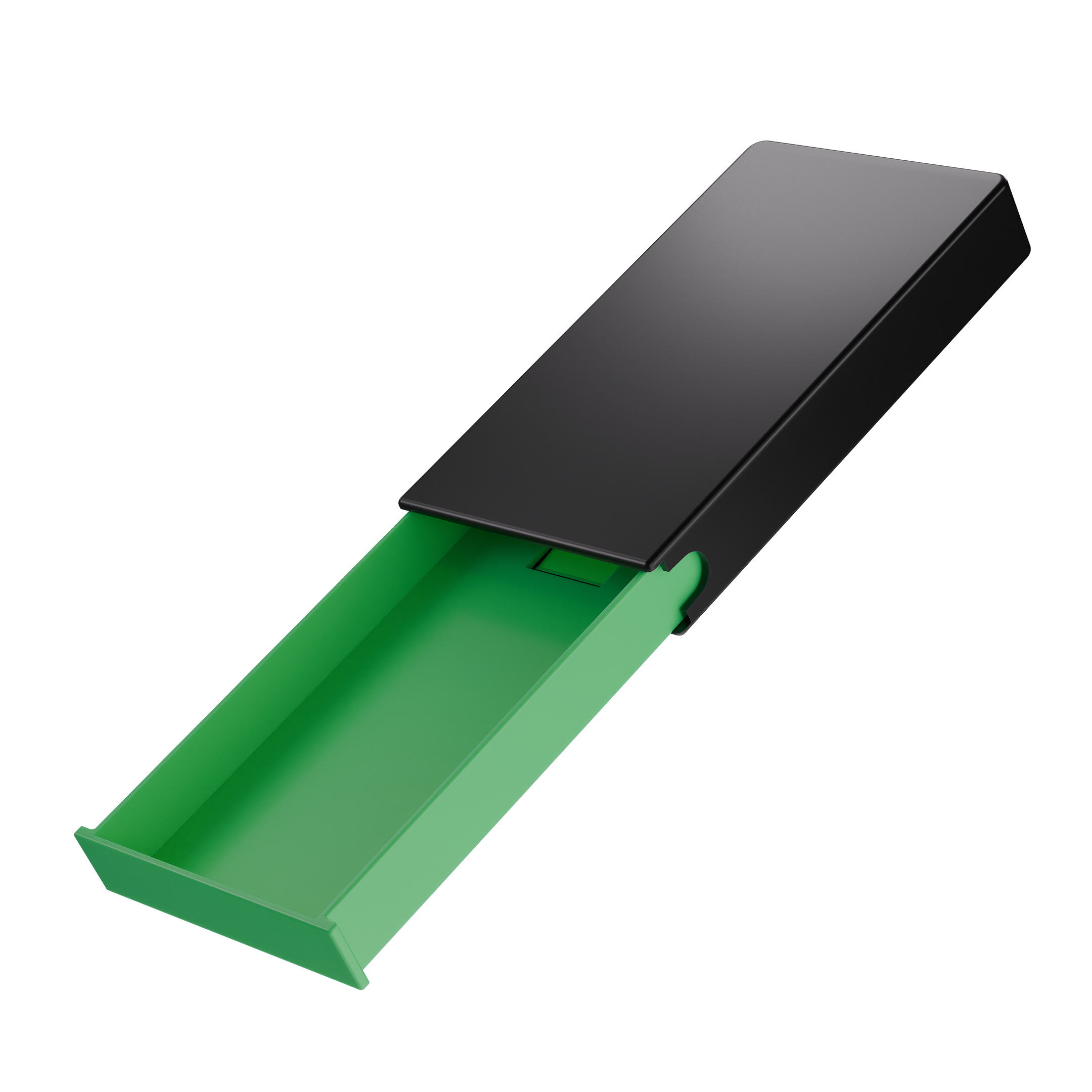 Press N Pull CR Box Container - The 98 - Black & Green. 98mm (360 qty.) - Dragon Chewer