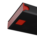 Press N Pull CR Box Container - The 98 - Black & Red. 98mm (360 qty.) - Dragon Chewer