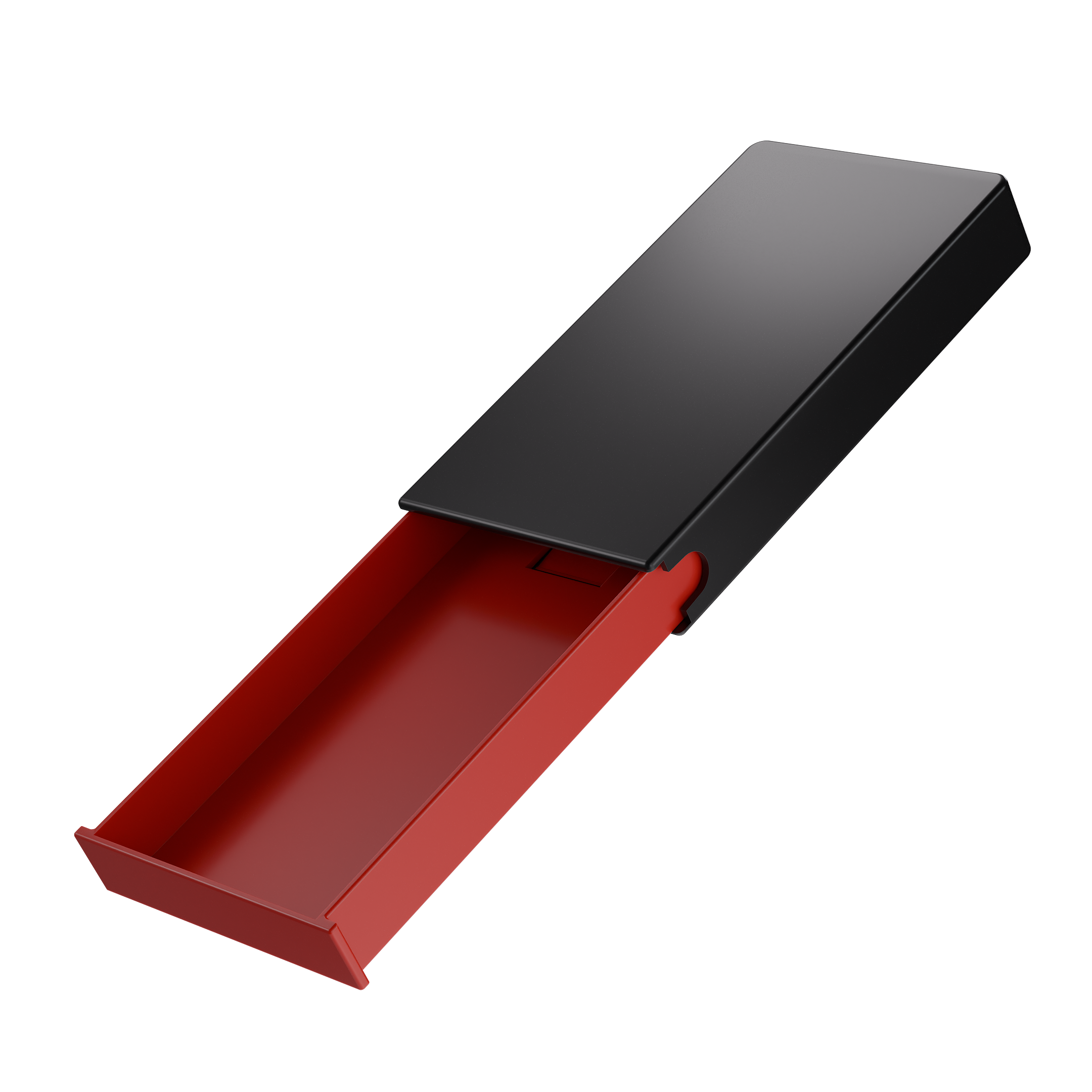 Press N Pull CR Box Container - The 98 - Black & Red. 98mm (360 qty.) - Dragon Chewer