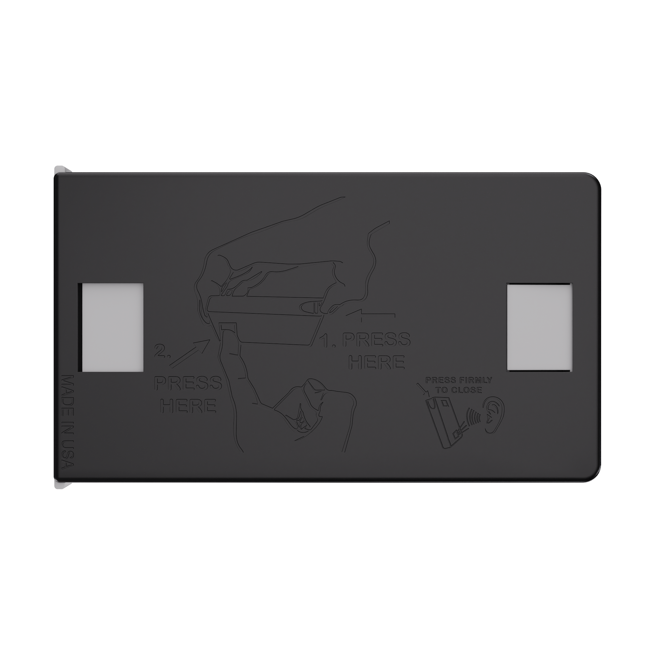 Press N Pull CR Box Container - The 98 - Black & White. 98mm (360 qty.) - Dragon Chewer