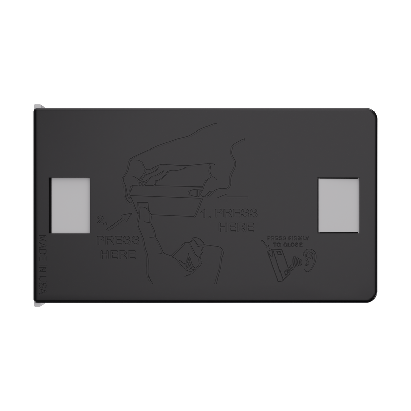 Press N Pull CR Box Container - The 98 - Black & White. 98mm (360 qty.)