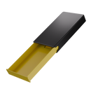 Press N Pull CR Box Container - The 98 - Black & Yellow 98mm (360 qty.) - Dragon Chewer