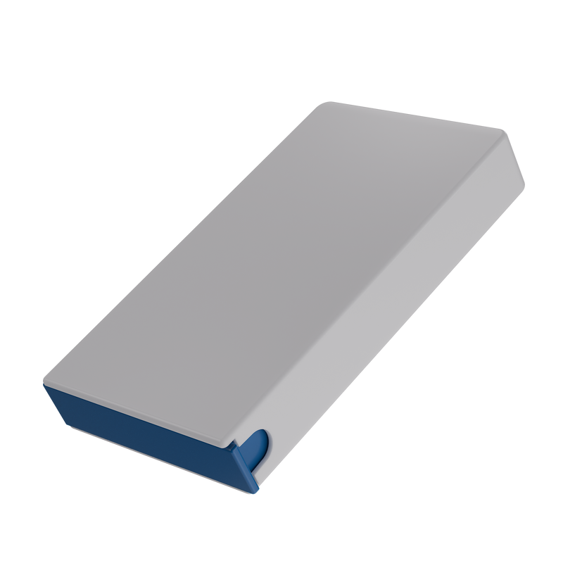 Press N Pull CR Box Container - The 98 - White & Blue. 98mm (360 qty.)