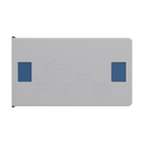 Press N Pull CR Box Container - The 98 - White & Blue. 98mm (360 qty.) - Dragon Chewer