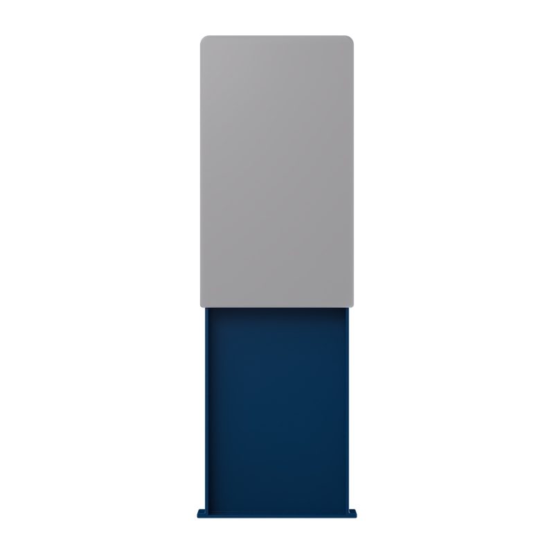 Press N Pull CR Box Container - The 98 - White & Blue. 98mm (360 qty.)