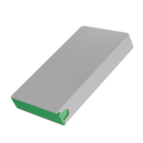 Press N Pull CR Box Container - The 98 - White & Green. 98mm (360 qty.) - Dragon Chewer