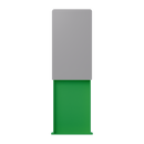 Press N Pull CR Box Container - The 98 - White & Green. 98mm (360 qty.) - Dragon Chewer