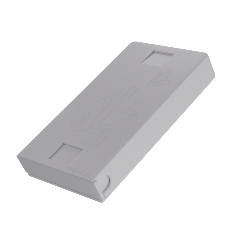 Press N Pull CR Box Container - The 98 - White & White. 98mm (360 qty.)
