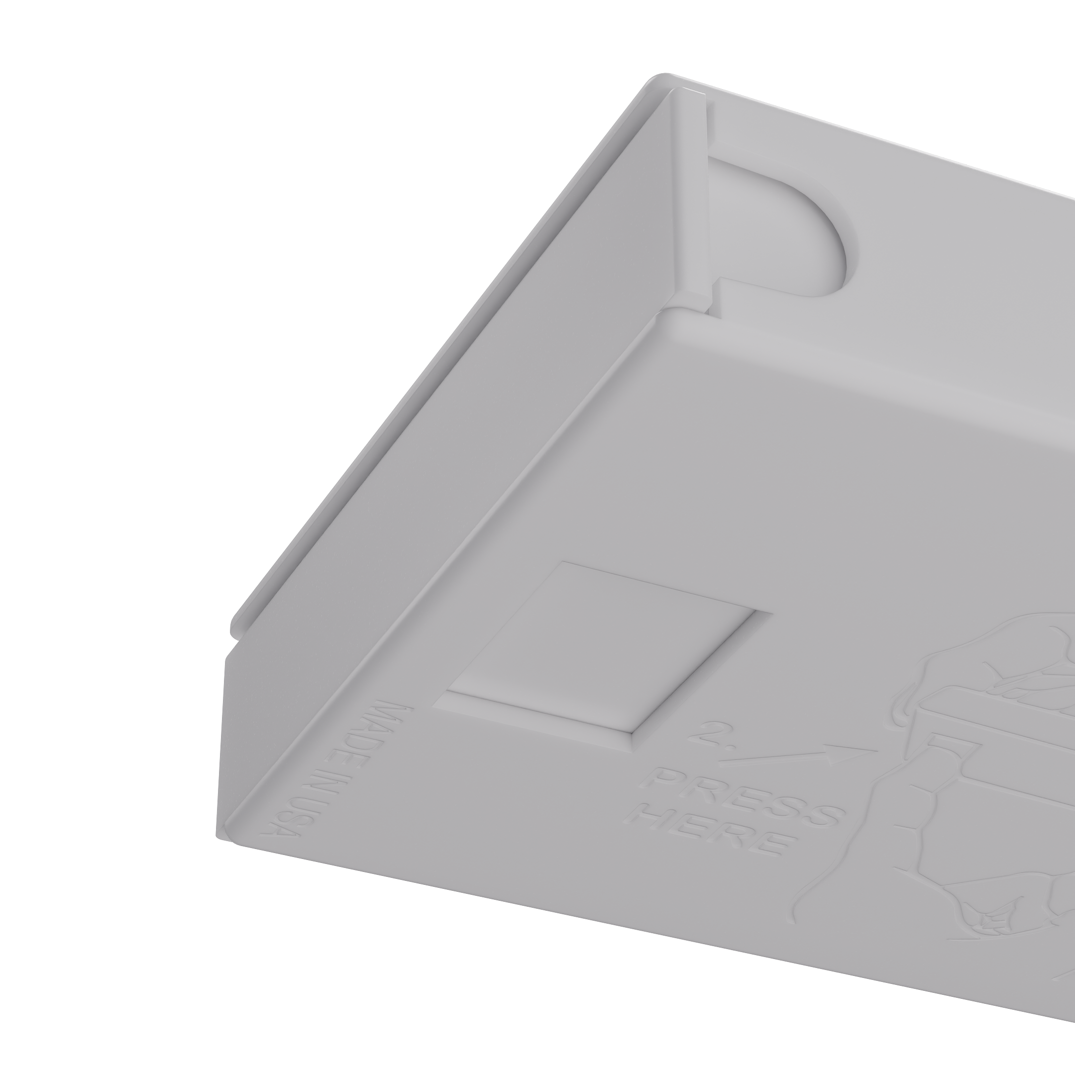 Press N Pull CR Box Container - The 98 - White & White. 98mm (360 qty.) - Dragon Chewer