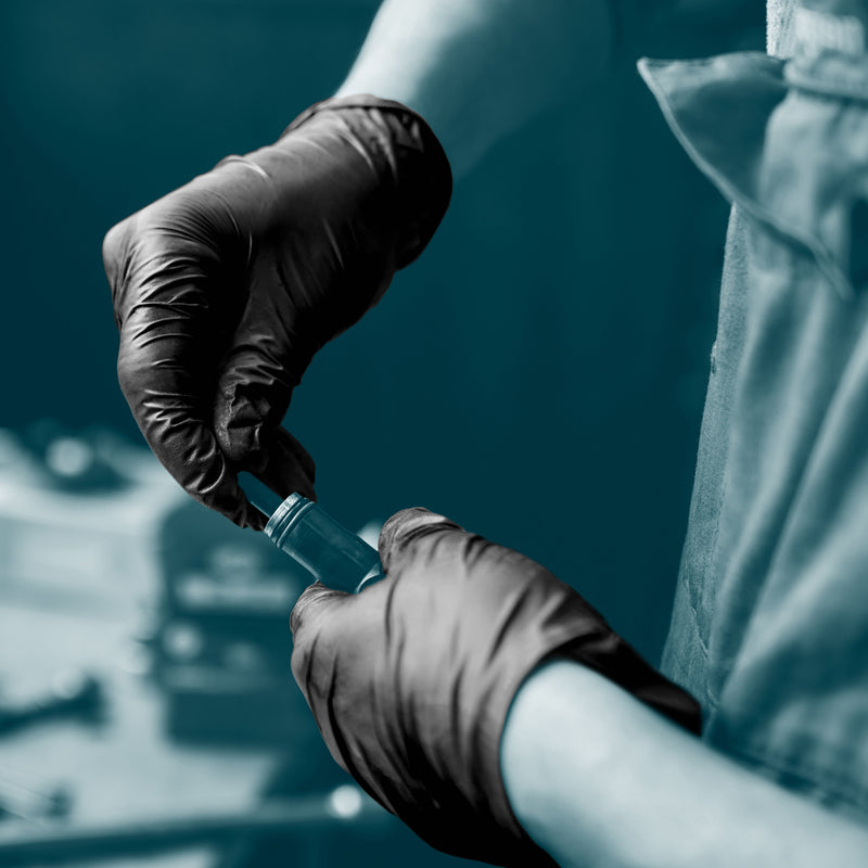 PRO.TECT 5 MIL Premium Black Nitrile Gloves - Trimming & Production - Small (100 qty.)