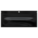 Gloss Black Vista Clear Dragon Chewer pre-roll smell proof mylar bags by HIGHLOCK. Best thick wholesale bulk dispensary custom child resistant packaging 420 barrier bags tamper evident resealable large food storage heat sealable 6 x 2.7 blunts cones papers joints 70mm 84mm 109mm 100 pack hang hole