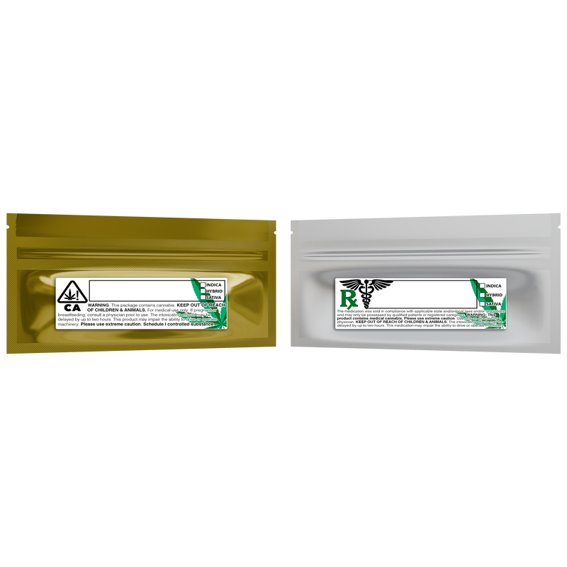 Pre Roll Gloss Gold Vista Clear Translucent Transparent Dragon Chewer pre-roll smell proof mylar bags by HIGHLOCK. Best thick wholesale bulk dispensary custom child resistant packaging 420 barrier bags tamper evident resealable large food storage 6 x 2.7 pouch gusset usa cheap blunts cones papers joints 70mm 84mm 109mm rolling rx printable strain cali custom stickers template generic 100 pack designer green rx 3x1