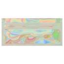 Gloss Holographic Vista Clear Dragon Chewer pre-roll smell proof mylar bags by HIGHLOCK. Best thick wholesale bulk dispensary custom child resistant packaging 420 barrier bags tamper evident resealable large food storage heat sealable 6 x 2.7 blunts cones papers joints 70mm 84mm 109mm