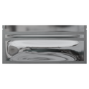 Gloss Silver Vista Clear Dragon Chewer pre-roll smell proof mylar bags by HIGHLOCK. Best thick wholesale bulk dispensary custom child resistant packaging 420 barrier bags tamper evident resealable large food storage heat sealable 6 x 2.7 blunts cones papers joints 70mm 84mm 109mm