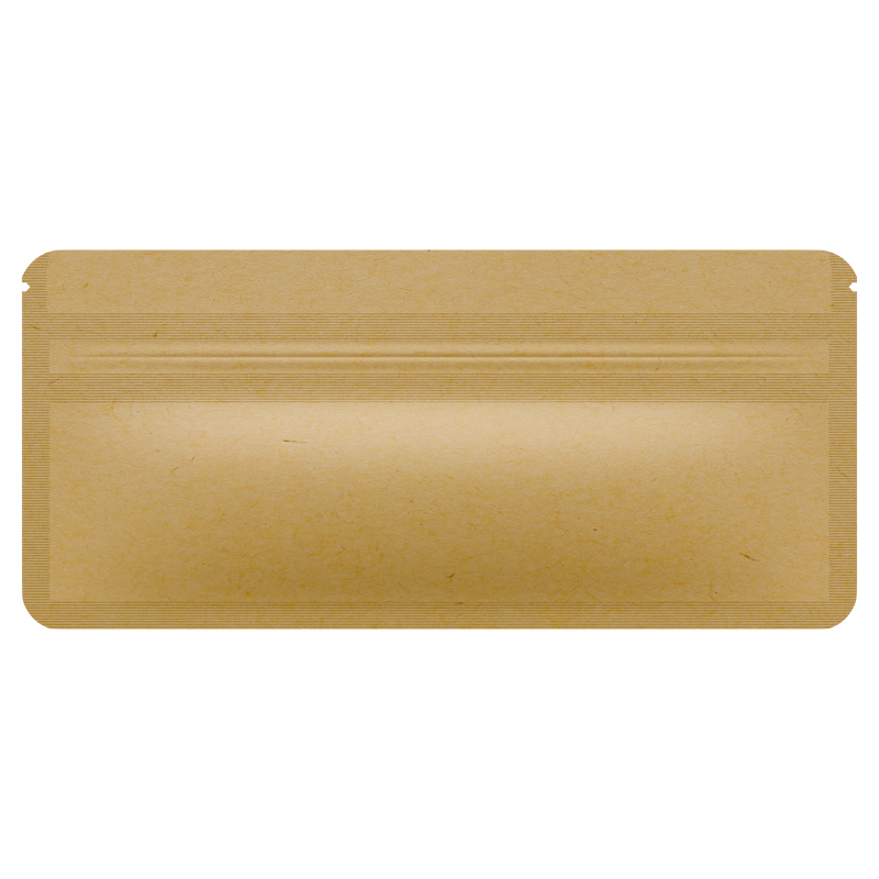Kraft Opaque Dragon Chewer pre-roll smell proof mylar bags by HIGHLOCK. Best thick wholesale bulk dispensary custom child resistant packaging 420 barrier bags tamper evident resealable large food storage baggies 6 x 2.7 blunts cones papers joints 70mm 84mm 109mm rolling