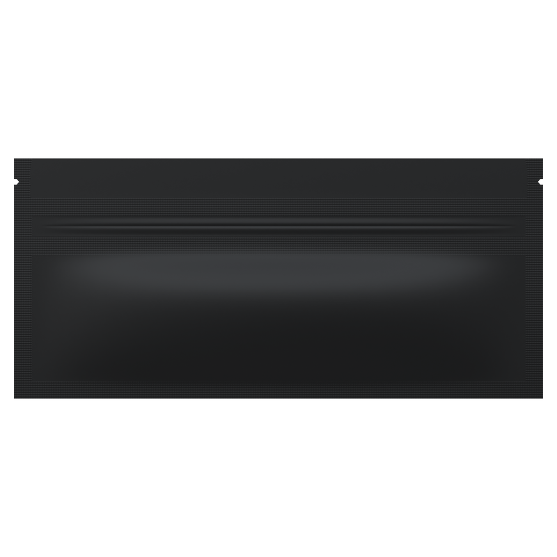 Matte Black Opaque Dragon Chewer pre-roll smell proof mylar bags by HIGHLOCK. Best thick wholesale bulk dispensary custom child resistant packaging 420 barrier bags tamper evident resealable large food storage baggies 6 x 2.7 blunts cones papers joints 70mm 84mm 109mm rolling