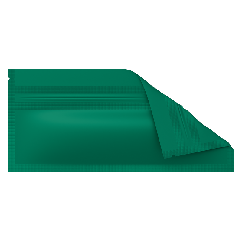 Matte Mint Green Opaque Dragon Chewer pre-roll smell proof mylar bags by HIGHLOCK. Best thick wholesale bulk dispensary custom child resistant packaging 420 barrier bags tamper evident resealable large food storage 6 x 2.7 pouch gusset usa cheap blunts cones papers joints 70mm 84mm 109mm rolling