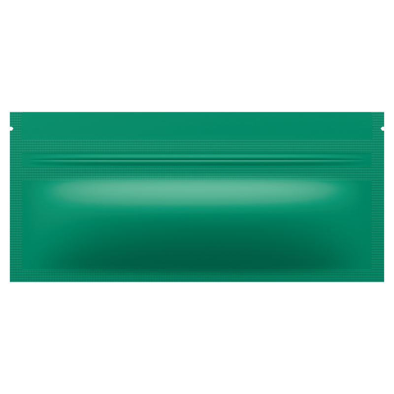 Matte Mint Green Opaque Dragon Chewer pre-roll smell proof mylar bags by HIGHLOCK. Best thick wholesale bulk dispensary custom child resistant packaging 420 barrier bags tamper evident resealable large food storage baggies 6 x 2.7 blunts cones papers joints 70mm 84mm 109mm rolling