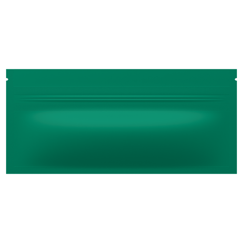 Matte Mint Green Opaque Dragon Chewer pre-roll smell proof mylar bags by HIGHLOCK. Best thick wholesale bulk dispensary custom child resistant packaging 420 barrier bags tamper evident resealable large food storage heat sealable 6 x 2.7 blunts cones papers joints 70mm 84mm 109mm