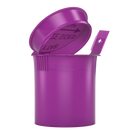 Purple 6 dram latch top pop top child resistant container bottle vial 8 4 dr wholesale packaging smell proof supplies dragon chewer template die diagram size bulk 1 gram 1g CR squeeze top airtight highlock HL nearby near me vial bottle small