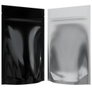 Gloss Black Vista Clear Translucent Transparent Dragon Chewer 7 g gram 1/4 ounce smell proof mylar bags by HIGHLOCK. Best thick wholesale bulk dispensary custom child resistant packaging 420 barrier bags tamper evident resealable large food storage near me nearby 4 x 6