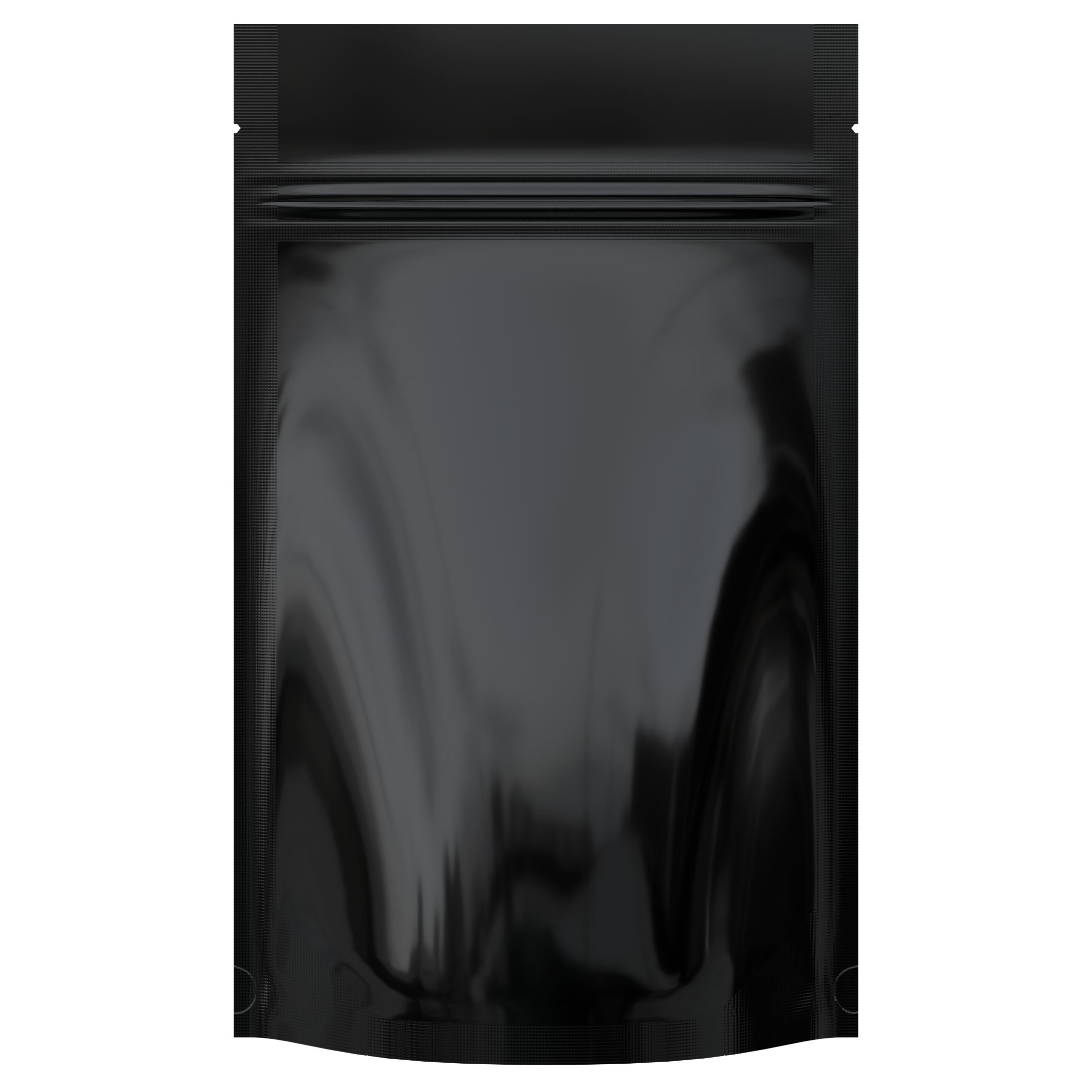 Gloss Black Opaque Dragon Chewer 7 g gram 1/4 ounce smell proof mylar bags by HIGHLOCK. Best thick wholesale bulk dispensary custom child resistant packaging 420 barrier bags tamper evident resealable large food storage baggies 4 x 6