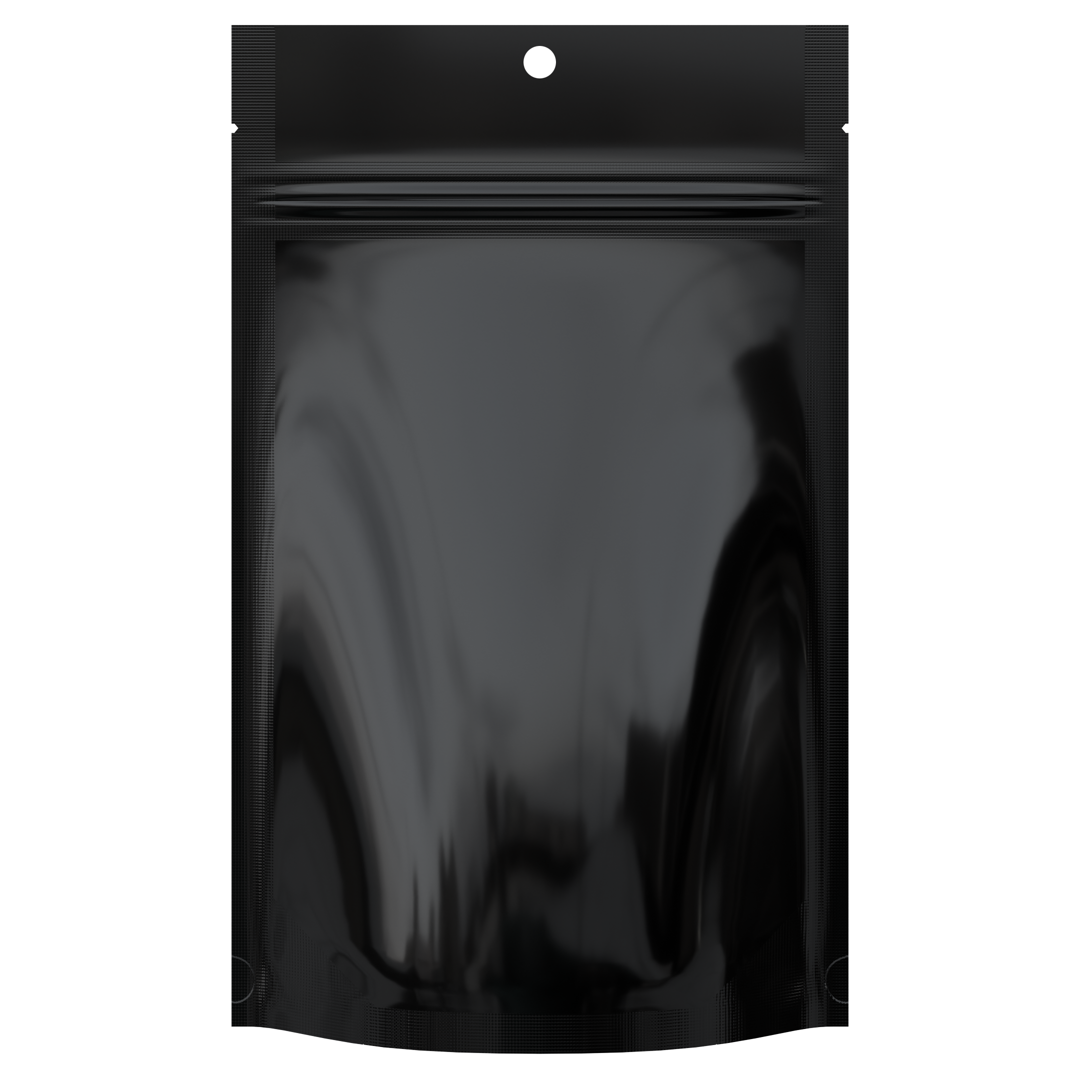 Gloss Black Opaque Dragon Chewer 7 g gram 1/4 quarter ounce smell proof mylar bags by HIGHLOCK. Best thick wholesale bulk dispensary custom child resistant packaging 420 barrier bags tamper evident resealable large food storage heat sealable 4 x 6 hang hole