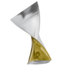 Gloss Gold Vista Clear Translucent Transparent Dragon Chewer 7 g gram 1/4 ounce smell proof mylar bags by HIGHLOCK. Best thick wholesale bulk dispensary custom child resistant packaging 420 barrier bags tamper evident resealable large food storage 4x6 pouch gusset