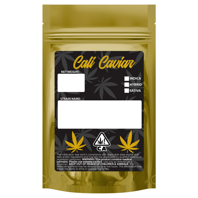 gloss gold clear vista translucent transparent Dragon Chewer 7g gram 1/4 ounce smell proof mylar bags by HIGHLOCK. Custom labels stickers designer rx 100 pack. Best thick wholesale bulk dispensary custom child resistant packaging 420 barrier bags tamper evident resealable large food storage baggies 4x6 cali caviar