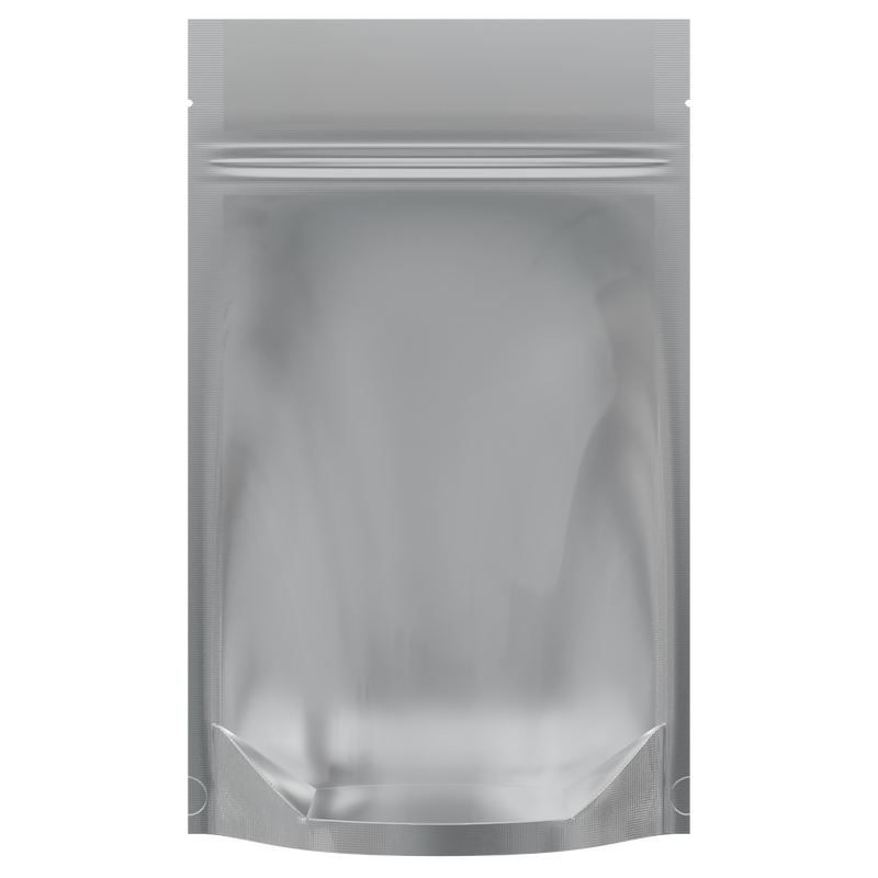 Gloss Gold Vista Clear Dragon Chewer 7 g gram .25 ounce smell proof mylar bags by HIGHLOCK. Best thick wholesale bulk dispensary custom child resistant packaging 420 barrier bags tamper evident resealable large food storage heat sealable tear notches 4 x 6 50 pack