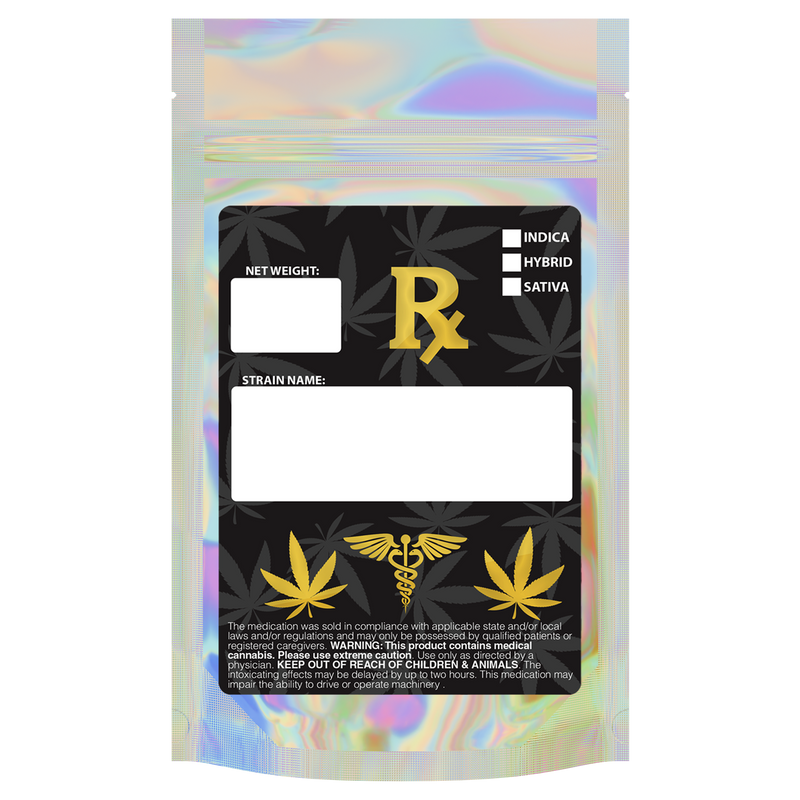 gloss holographic clear vista translucent transparent Dragon Chewer 7g gram 1/4 ounce smell proof mylar bags by HIGHLOCK. Custom labels stickers designer rx 100 pack. Best thick wholesale bulk dispensary custom child resistant packaging 420 barrier bags tamper evident resealable large food storage near me nearby 4x6 cali caviar