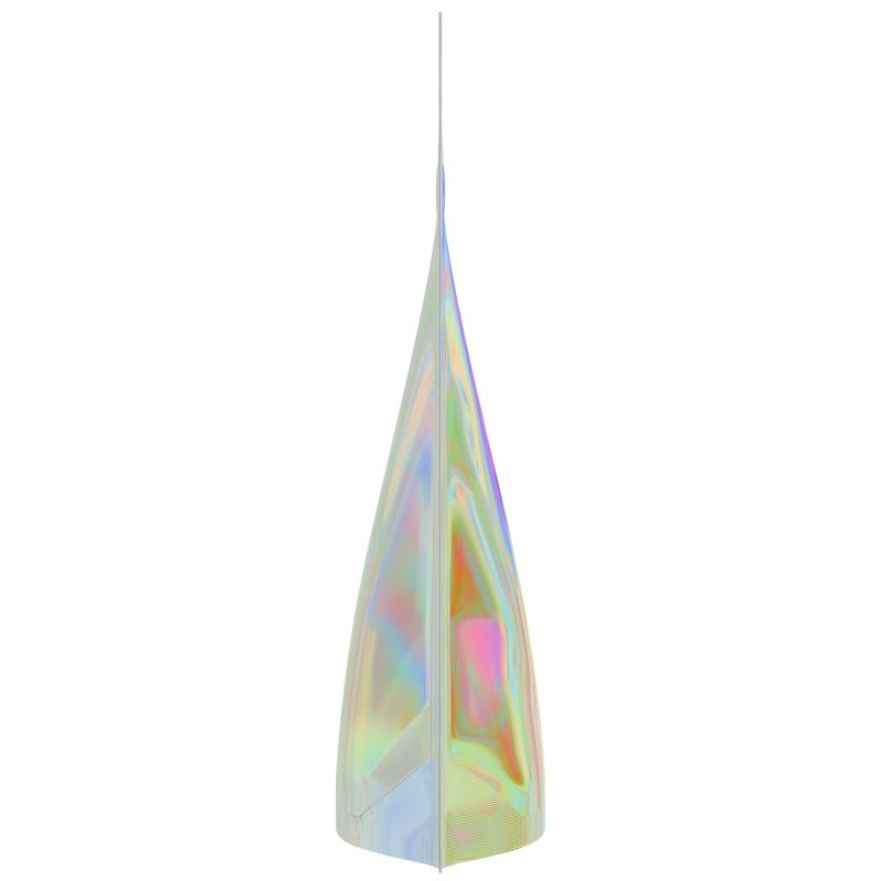 Gloss Holographic Vista Clear Dragon Chewer 7 g gram 1/4 ounce smell proof mylar bags by HIGHLOCK. Best thick wholesale bulk dispensary custom child resistant packaging 420 barrier bags tamper evident resealable large food storage heat sealable tear notches plastic baggies 4 x 6