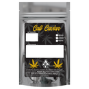 gloss silver clear vista translucent transparent Dragon Chewer 7g gram 1/4 ounce smell proof mylar bags by HIGHLOCK. Custom labels stickers designer rx 100 pack. Best thick wholesale bulk dispensary custom child resistant packaging 420 barrier bags tamper evident resealable large food storage baggies 4x6 cali caviar