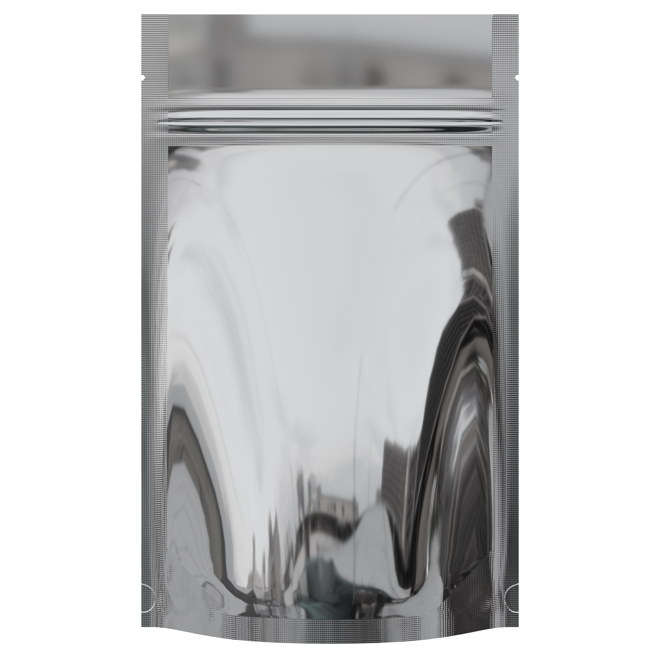 Gloss Sliver Foil Metallic Vista Clear Dragon Chewer 7 g gram 1/4 quarter ounce smell proof mylar bags by HIGHLOCK. Best thick wholesale bulk dispensary custom child resistant packaging 420 barrier bags tamper evident resealable large food storage heat sealable 4 x 6