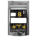 gloss silver clear vista translucent transparent Dragon Chewer 7g gram 1/4 ounce smell proof mylar bags by HIGHLOCK. Custom labels stickers designer rx 100 pack. Best thick wholesale bulk dispensary custom child resistant packaging 420 barrier bags tamper evident resealable large food storage near me nearby 4x6 cali caviar