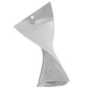 Gloss White Opaque Dragon Chewer 7 g gram 1/4 ounce smell proof mylar bags by HIGHLOCK. Best thick wholesale bulk dispensary custom child resistant packaging 420 barrier bags tamper evident resealable large food storage 4x6 pouch gusset hang hole