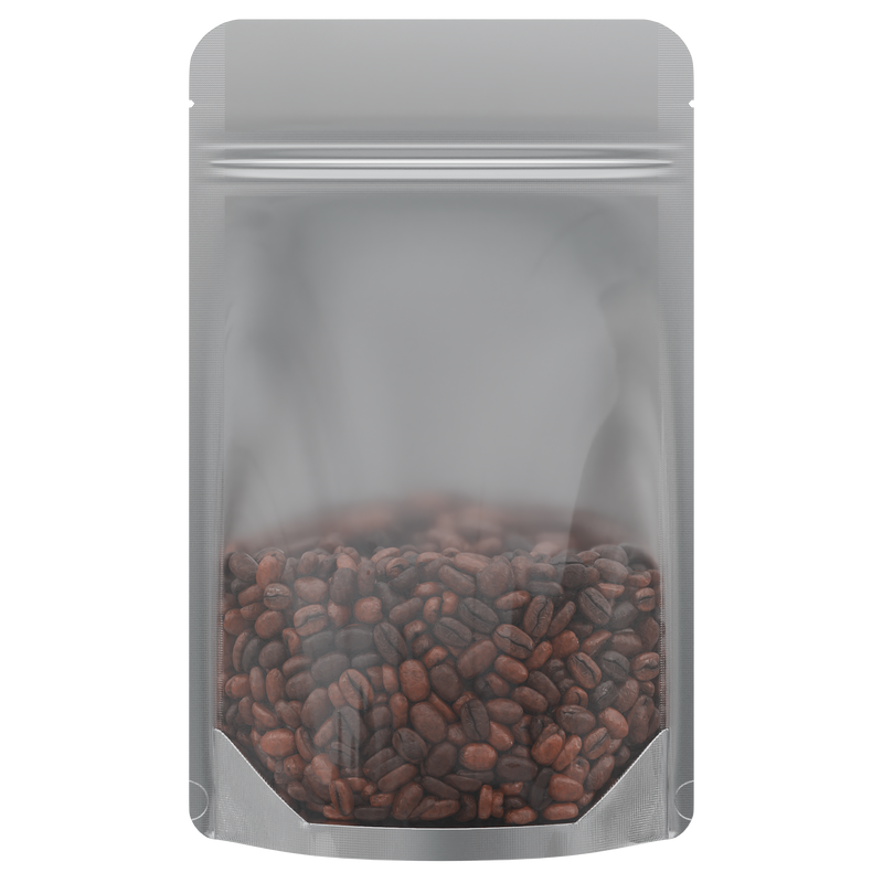 Kraft Paper Vista Clear Translucent Transparent Dragon Chewer 7 g gram 1/4 ounce smell proof mylar bags by HIGHLOCK. Best thick wholesale bulk dispensary custom child resistant packaging 420 barrier bags tamper evident resealable large food storage baggies 4 x 6 50 pack