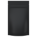 Matte Black Vista Clear Dragon Chewer 7 g gram 1/4 quarter ounce smell proof mylar bags by HIGHLOCK. Best thick wholesale bulk dispensary custom child resistant packaging 420 barrier bags tamper evident resealable large food storage heat sealable 4 x 6