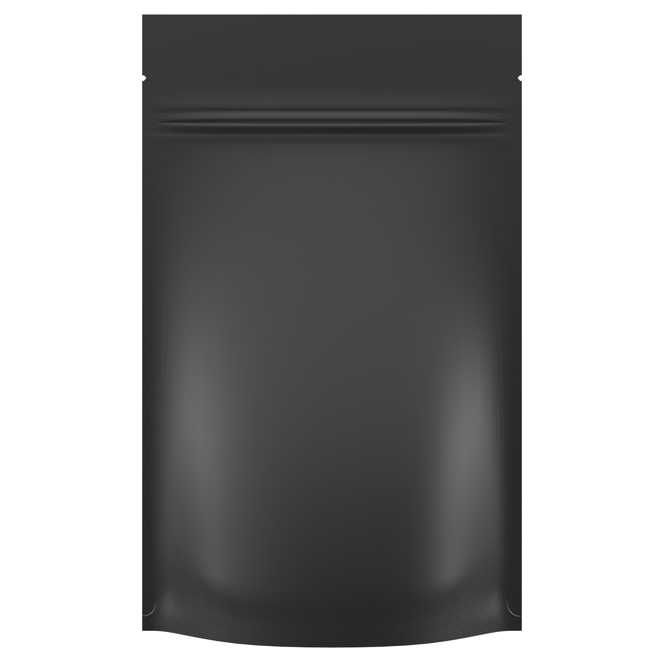 Matte Black Opaque Dragon Chewer 7 g gram 1/4 ounce smell proof mylar bags by HIGHLOCK. Best thick wholesale bulk dispensary custom child resistant packaging 420 barrier bags tamper evident resealable large food storage baggies 4 x 6