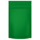 Matte Green Opaque Dragon Chewer 7 g gram 1/4 quarter ounce smell proof mylar bags by HIGHLOCK. Best thick wholesale bulk dispensary custom child resistant packaging 420 barrier bags tamper evident resealable large food storage heat sealable 4 x 6