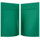 Matte Mint Green Opaque Dragon Chewer 7 g gram 1/4 ounce smell proof mylar bags by HIGHLOCK. Best thick wholesale bulk dispensary custom child resistant packaging 420 barrier bags tamper evident resealable large food storage 4x6 pouch gusset 50 pack